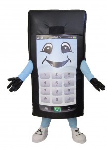 Handy Telefon Lauffigur Maskottchen Kostüm günstig kaufen in TOP Qualität (230b)