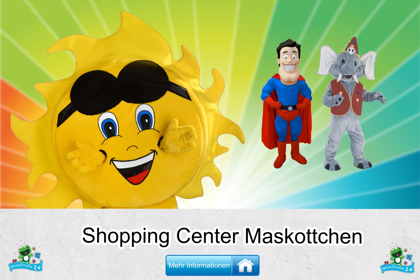 Shopping-Center-Kostueme-Maskottchen-Karneval-Produktion-Lauffiguren